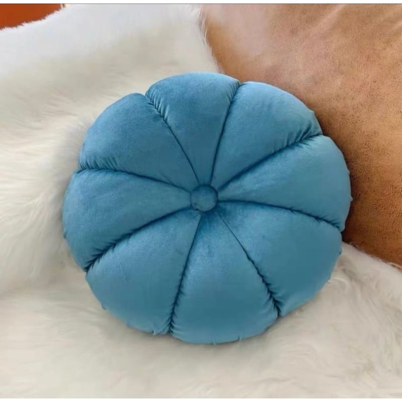 Las Mejores Ofertas En Almohadas De Decoración Para El Hogar Moderno Redondo De Terciopelo | EBay