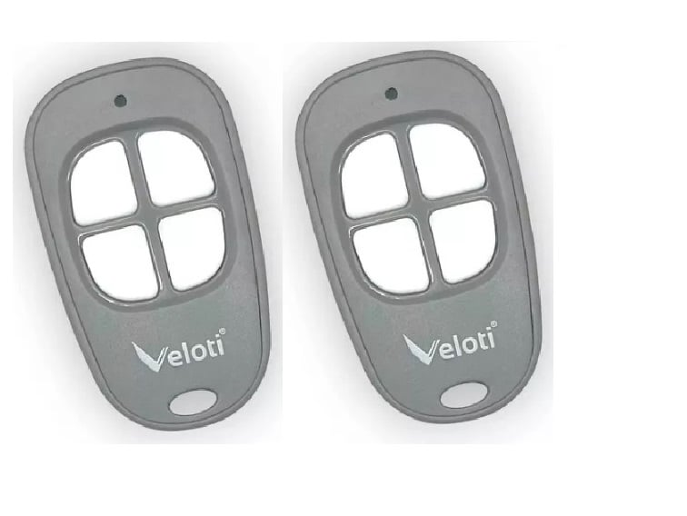 VELOTI Controles Remoto Veloti pack 2 unidades para Portón eléctrico ...