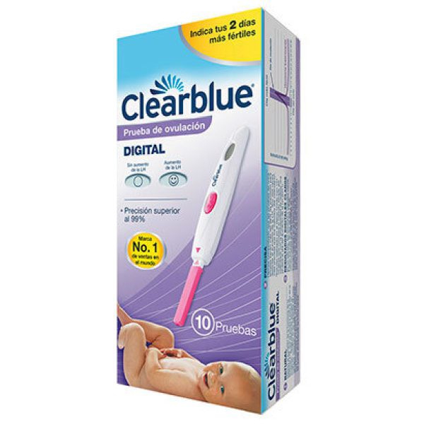 CLEARBLUE Clear Blue Digital Test Ovulacion 10 Pruebas falabella