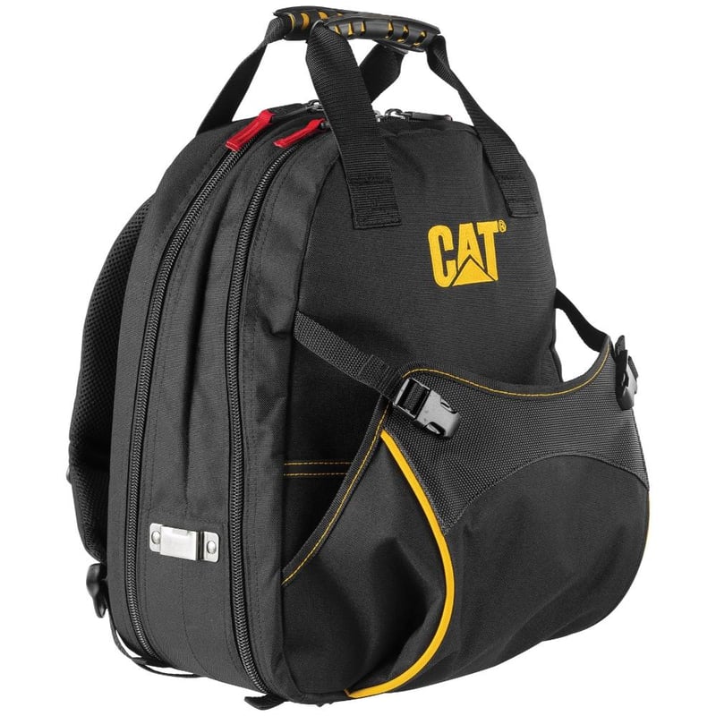 Mochila Para Herramientas Caterpillar 43 Cm 31 Bolsillos Sodimac Chile