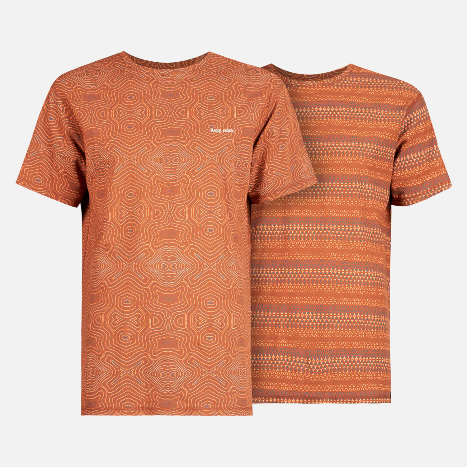 HAKA HONU Polera Hombre Bi-curioso Print Terracota Haka Honu | falabella.com