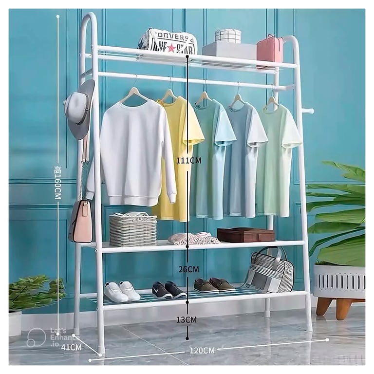 Perchero metalico closet exhibicion hotsell