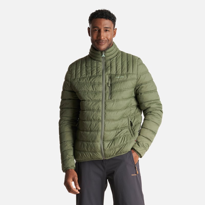 HAKA HONU Chaqueta Hombre Ultraliviana Verde Militar Haka Honu falabella