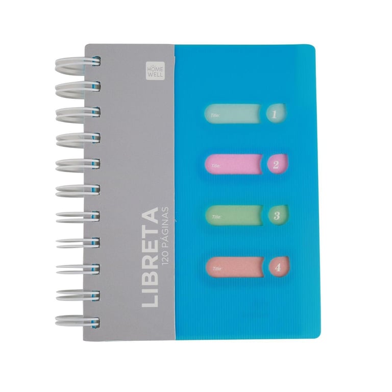HOMEWELL Libreta notebook azul 11x145cm | falabella.com