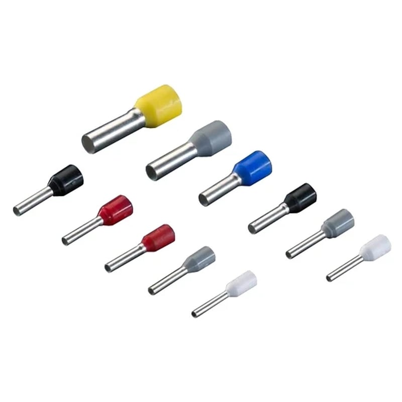 GENERICO Terminal Ferrul Aislado 0,75mm 18AWG (Bolsa 100 Unidades ...