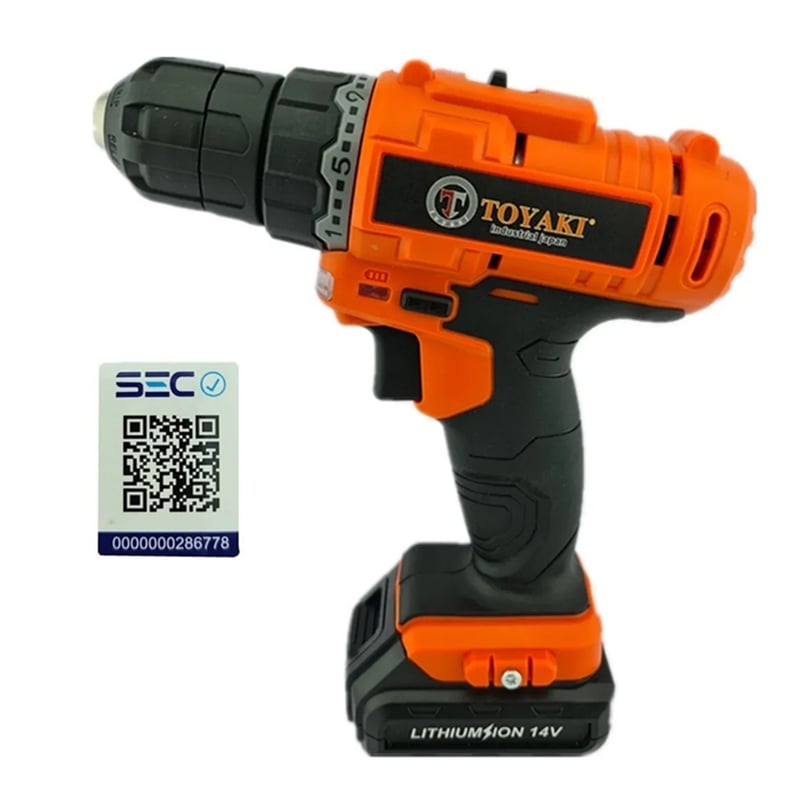 TOYAKI Taladro Atornillador Inalambrico 10mm 14v Toyaki Tk-839 ...