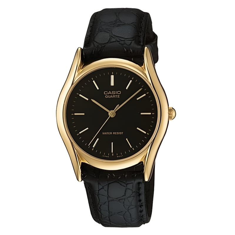 CASIO - Reloj de Mujer Casio Cuero Ltp-1094Q-1Ardf - Negro