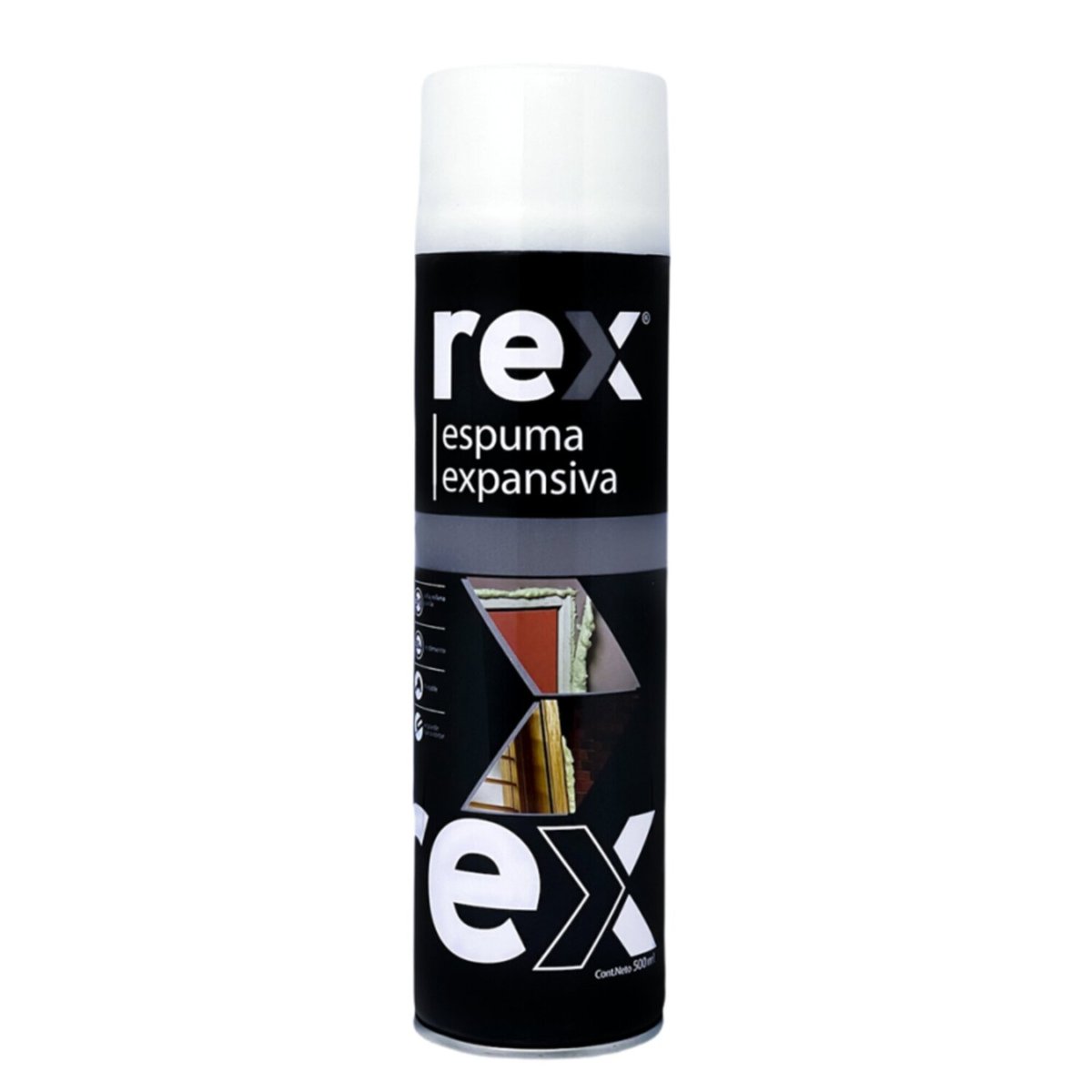 GENERICO - Espuma Poliuretano Pu Alta Expansión 500 Ml Rex