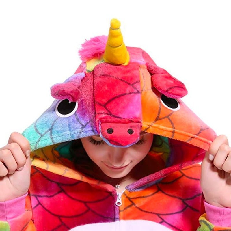 Pijama de unicornio multicolor hotsell