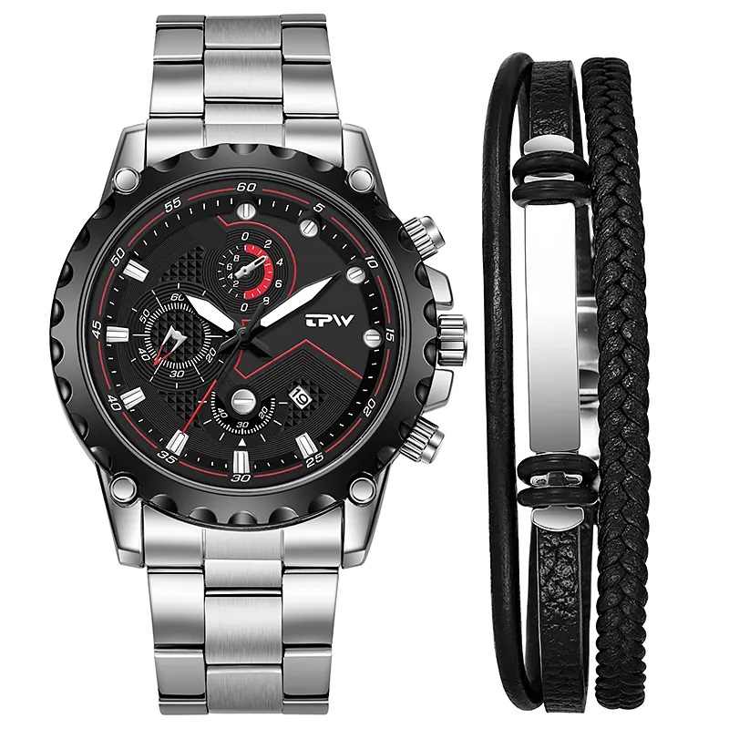 Reloj de lujo Personalizado para Hombres con Pulsera de Cuero GENERICO Linio Chile