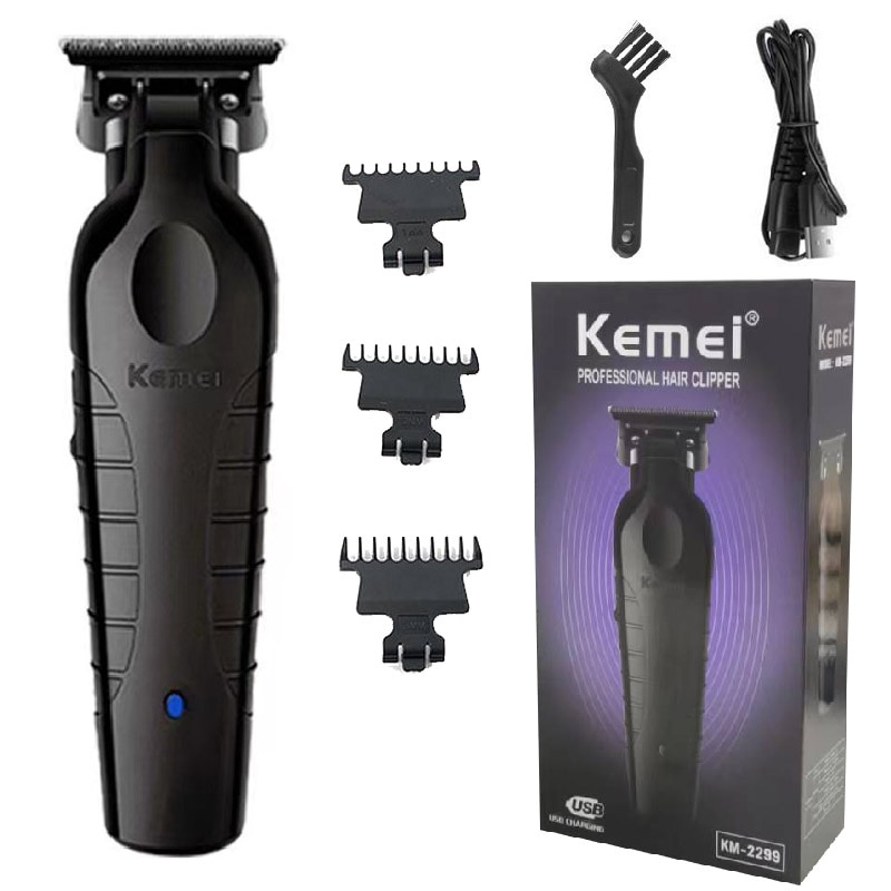 Kemei cortadora de pelo electrica profesional KM 2299 Negro