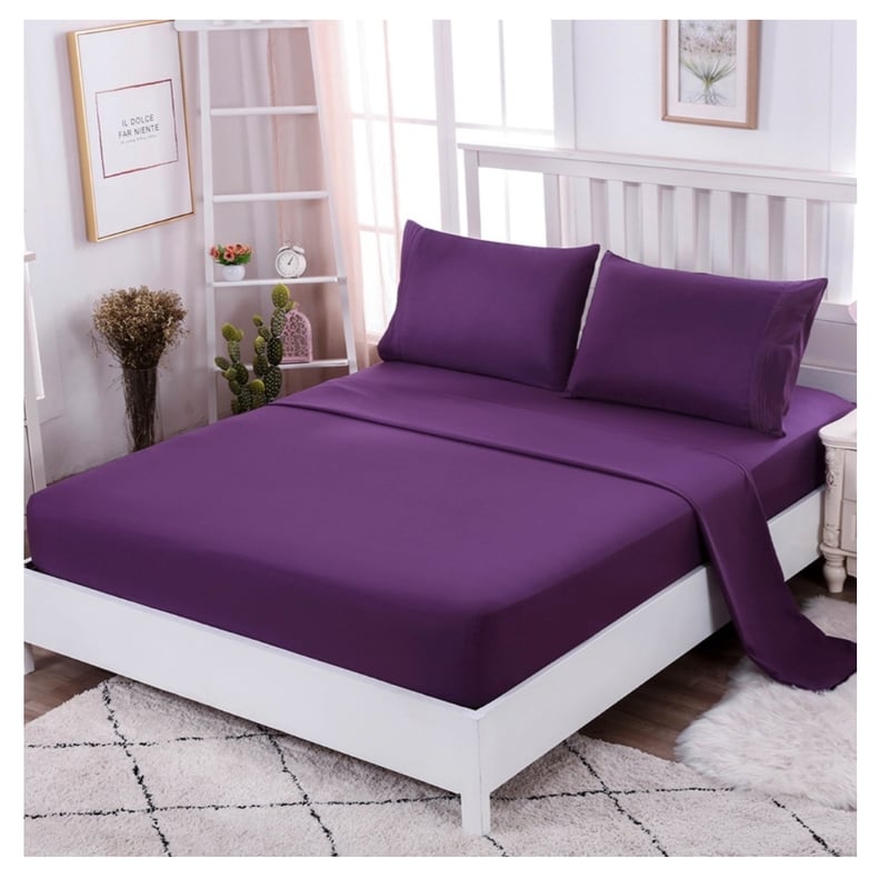 HOMBYS Juego de edredón que brilla en la oscuridad de 5 piezas individual/individual XL con sábanas, juego de edredón de terciopelo azul para cama individual, edredón alternativo de plumón ultrasuave