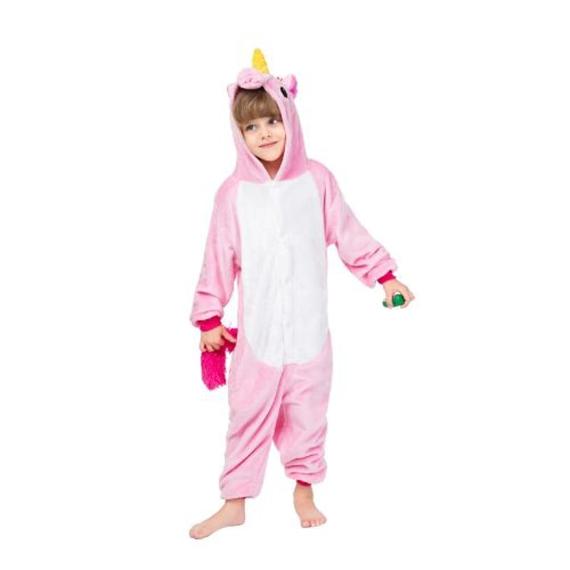 Pijama polar unicornio rosado