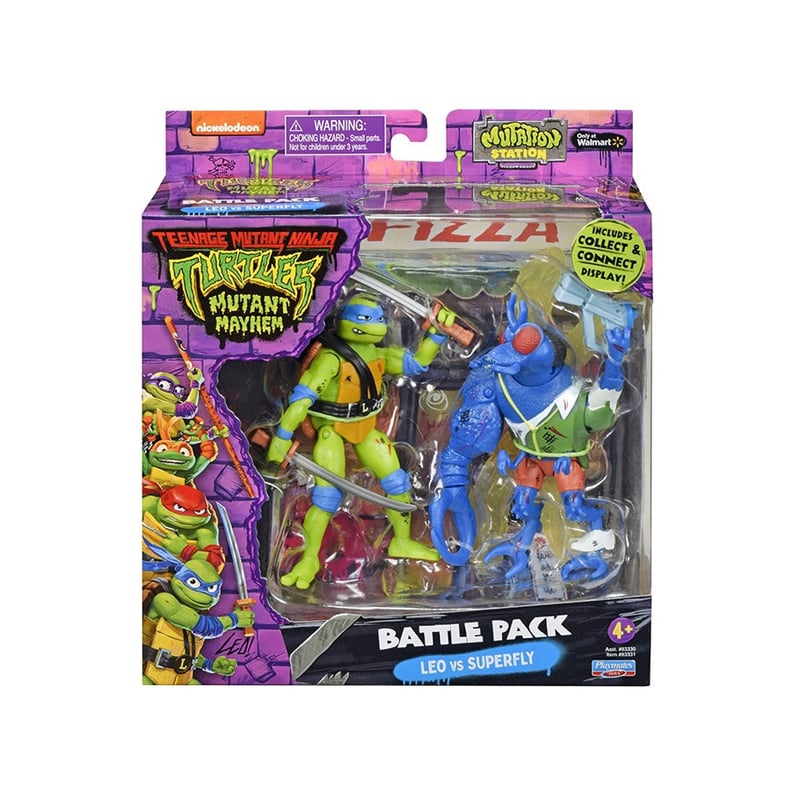 Tortugas Ninja - Akedo Tmnt Versus Pack - Leonardo Vs Rocksteady - Juguetes, Moda Y Más: Ofertas Imperdibles Para Pequeños Exploradores