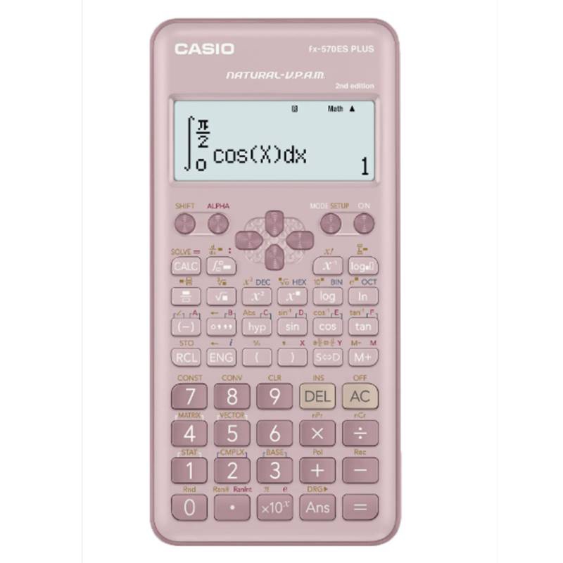 CASIO Calculadora Cientifica Casio Fx 570 Es Plus Rosada falabella