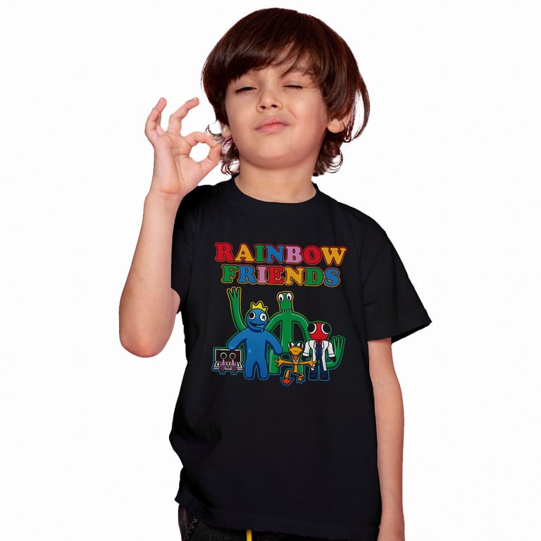 GENERICO Polera Nino FANShirt Nino Rainbow Friends Roblox 423 M Corta falabella