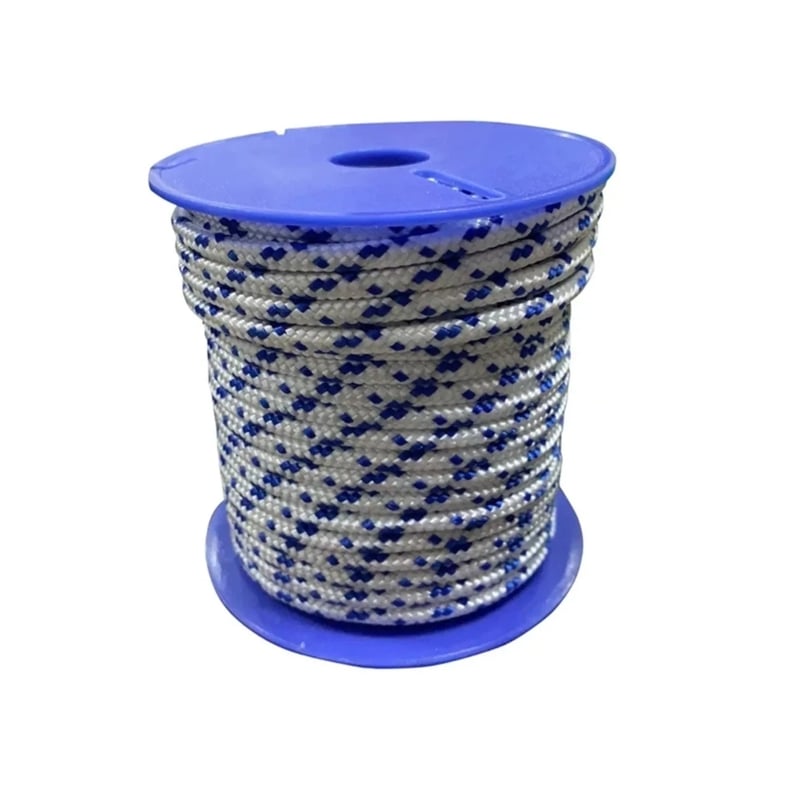 Corderies Tournonaises Tresse Polypropylène Blanc Ø2mm – 100m, Résistance 50kg, Marine & Jardin