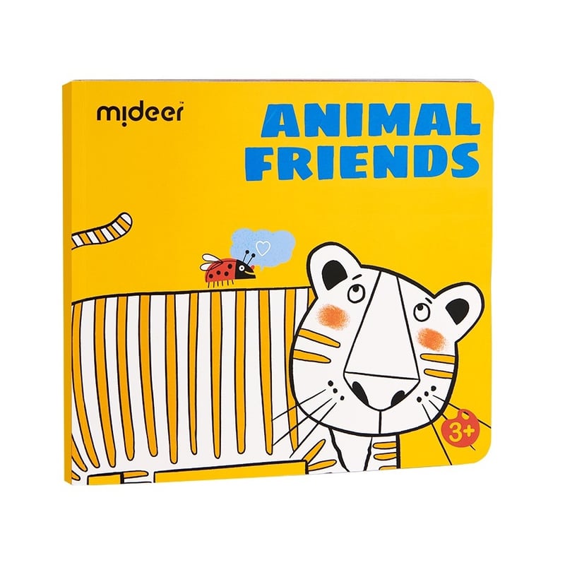 MIDEER - Libros Para Colorear Animales Amigos