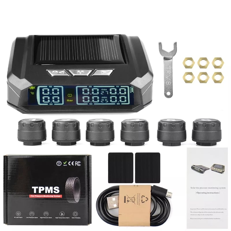 GENERICO Sensor De Presión Neumáticos Tpms Camion Bus 6 Sensores ...
