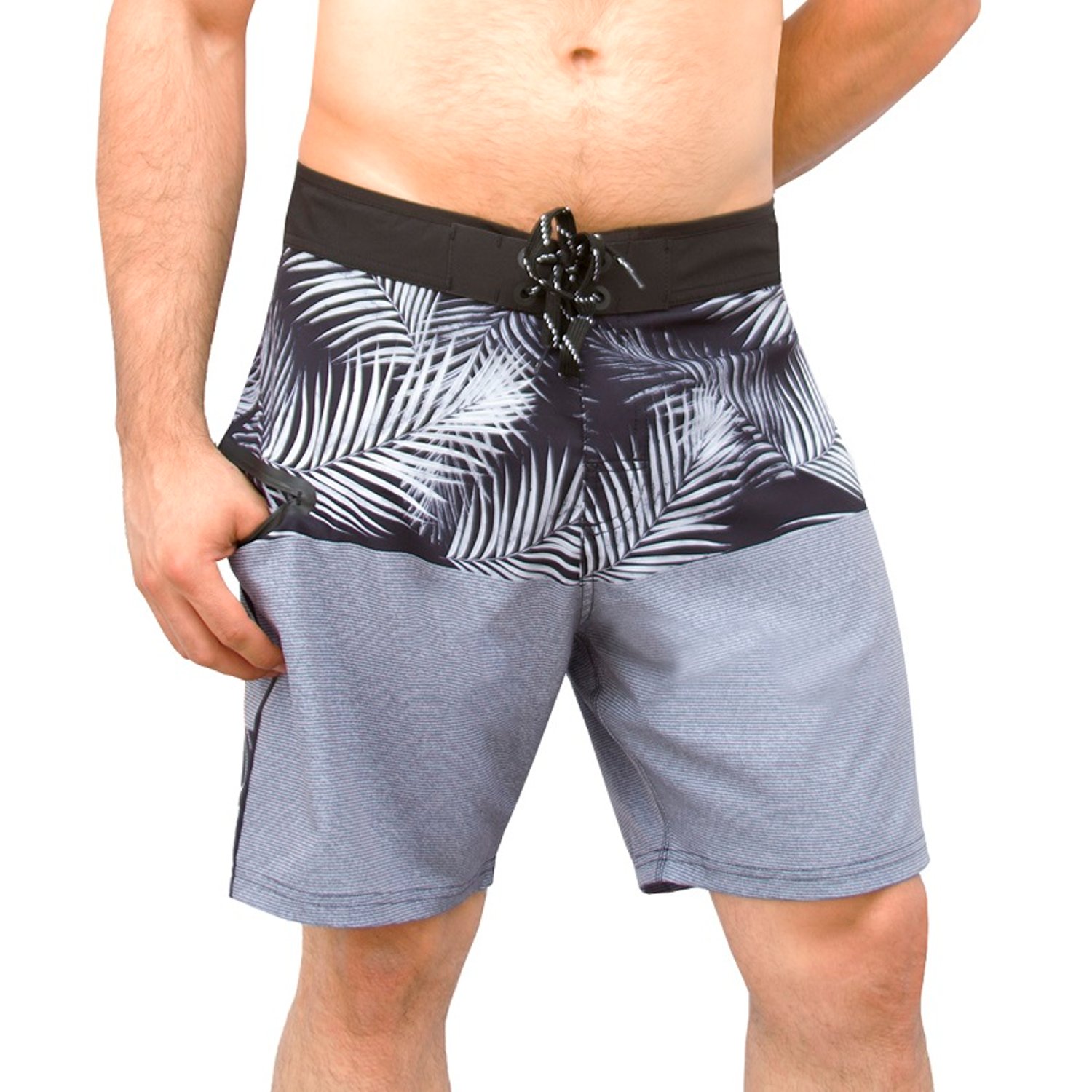 ANDESLAND OUTDOOR APPAREL Shorts Verano Surf Estampado Gris Hombre falabella