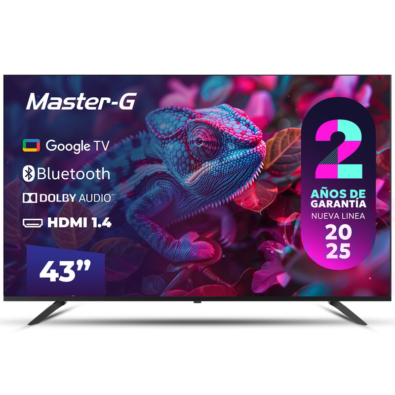 MASTER G - Smart TV Led 43 Google TV Full HD Bluetooth MGG43FFK