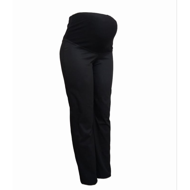 GENERICO Pantalon Maternal DMom corte recto color negro falabella