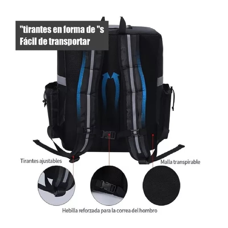 Mochila térmica tipo uber shop