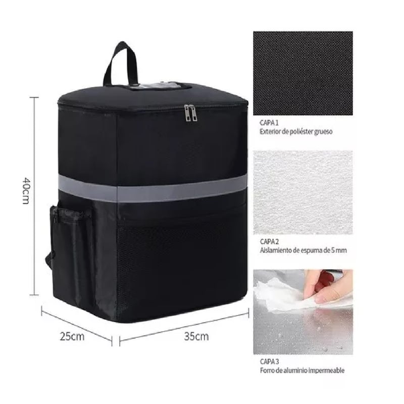 Mochila térmica tipo uber hotsell