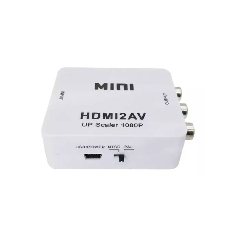 Convertidor Hdmi A Rca Adaptador 720p y 1080p Full Hd Sodimac Falabella