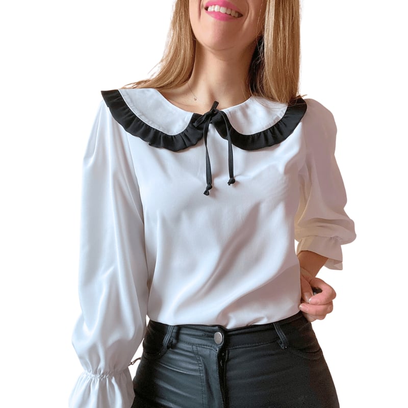 Blusa blanca mujer chile sale