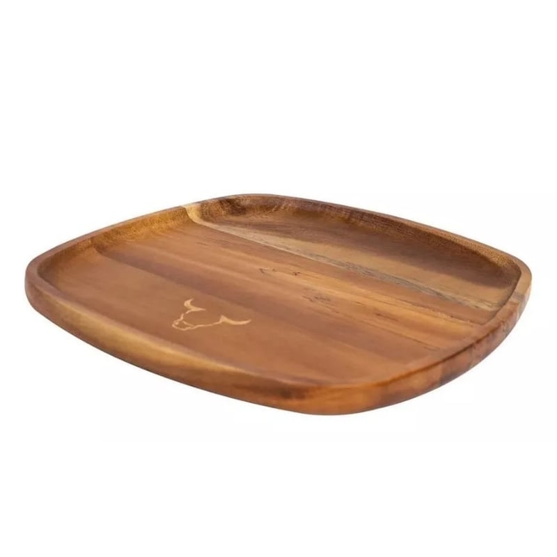 Plato Madera 25x25 cms. - Locos por la Parrilla