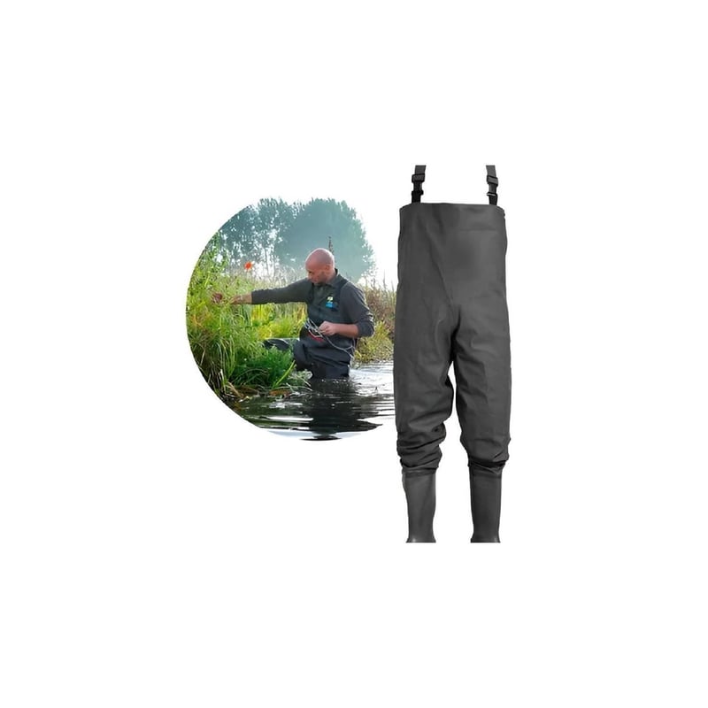 Waders In PVC Con Stivali – Pantaloni Da Pescatore Impermeabili, Antiscivolo, Per Uomo E Donna, Per Pesca E Caccia