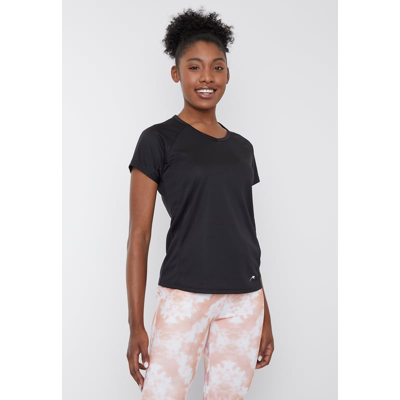 Poleras cuello v mujer shop
