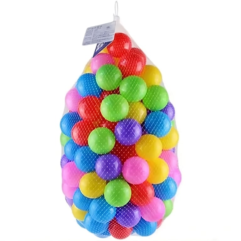 Bolsa De 25 Bolas Oceánicas De Plástico De 5,5 Cm – Colores Surtidos Para Piscina De Bolas Y Juegos Infantiles