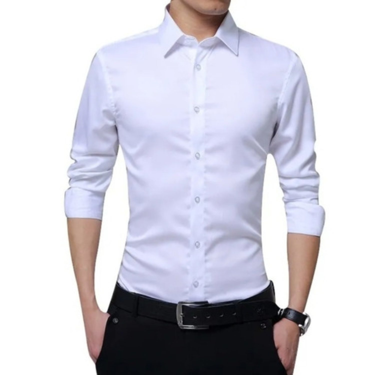 Camisas blancas slim fit new arrivals