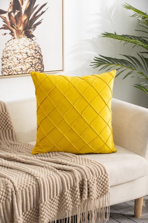 Pack De 2 Fundas De Cojín De Terciopelo Suave - Cremallera Oculta - Color Sólido Para Sofá, Cama O Silla (Tamaños 45x45cm O 50x50cm)