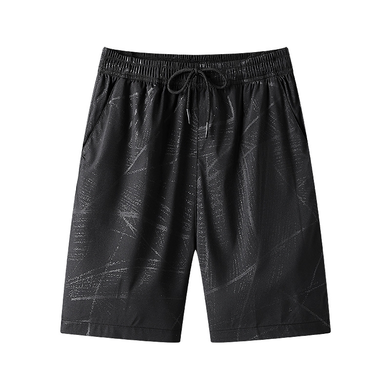 Short Basico largo Hombre Negro