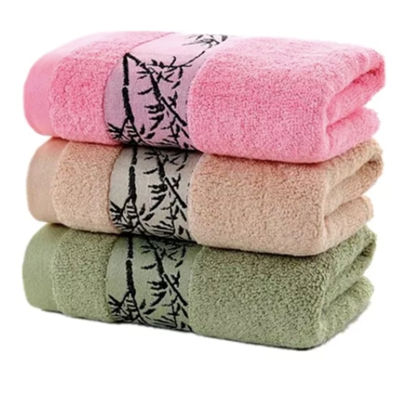 GENERICO Set 4 Toalla De Baño Algodón Bamboo Súper Suaves | falabella.com