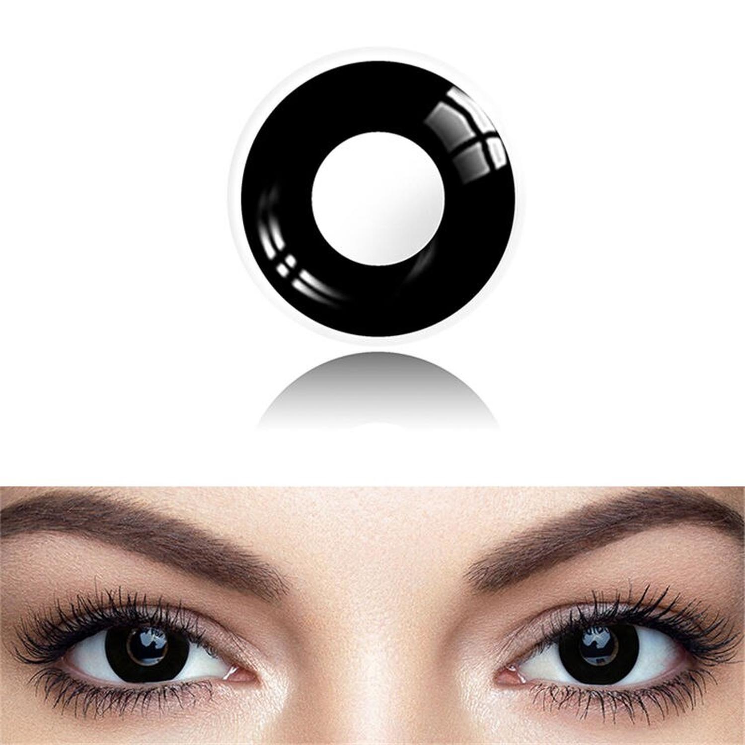 GENERICO Lentes de Contacto Fantasia Negro falabella
