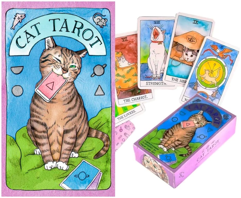 "Rider-waite Tarot Edición Especial Versión Gatos"