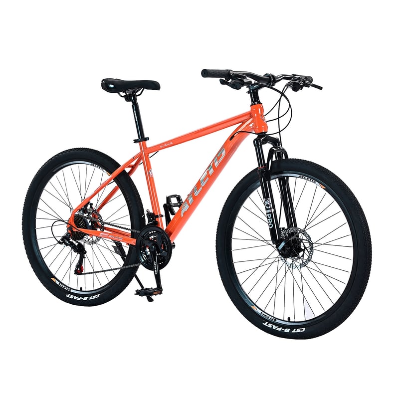 ATLETIS - Bicicleta Mountain Bike Apex Aro 27,5" 21 Vel Hombre Naranja