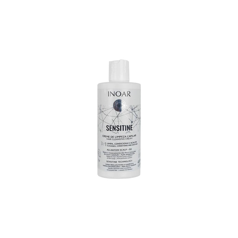 INOAR Crema de limpieza capilar 3 en 1 Sensitive 400ml Inoar ...