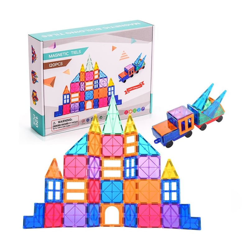 NXPZ Bloques Magnéticos 100 Piezas – Juguete Montessori Y STEM Para Niños De 3 A 12 Años, Creativo Y Sensorial