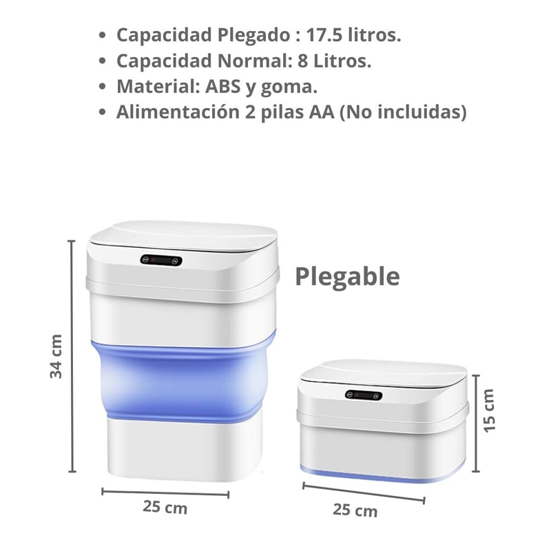 Papelera con sensor hotsell