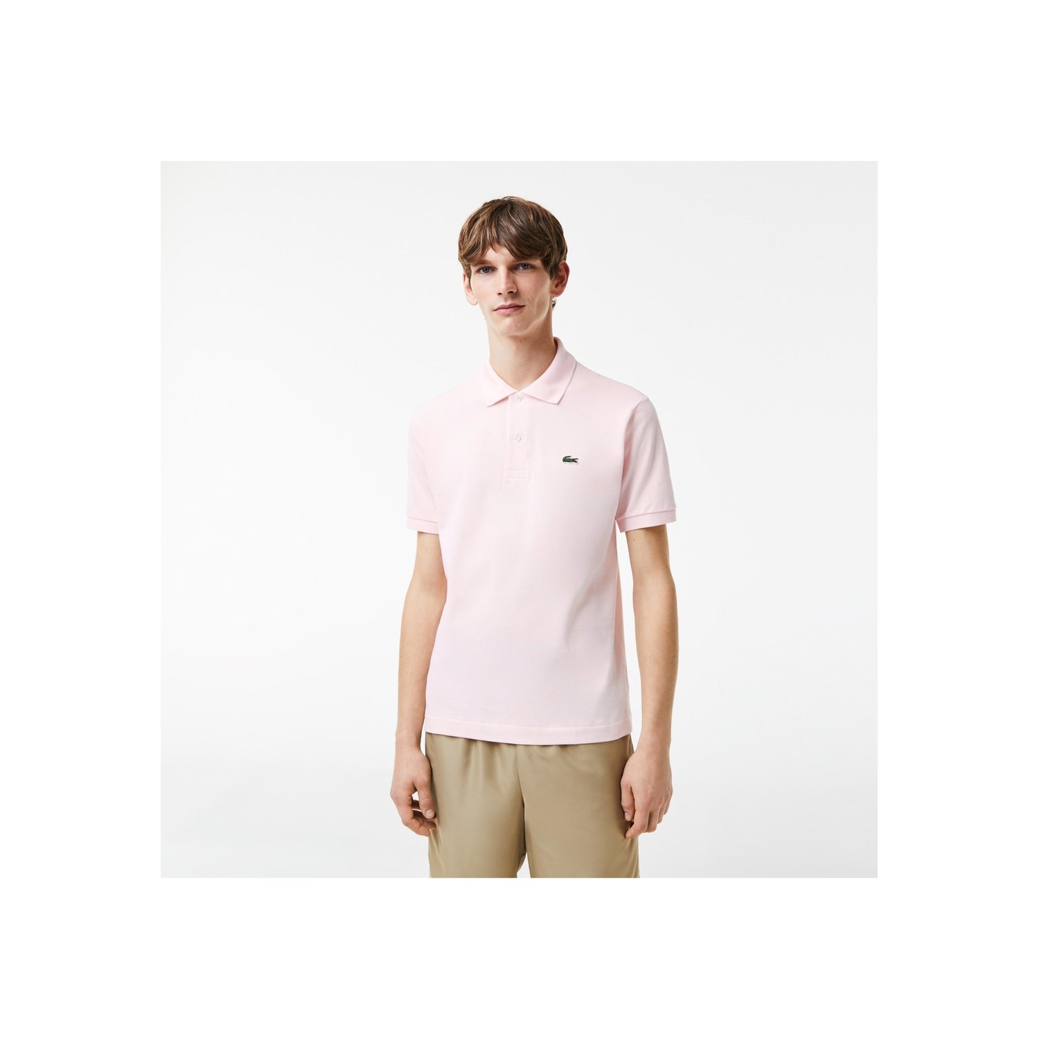 LACOSTE Polera Polo Lacoste L1212 Hombre Rosa LACOSTE falabella