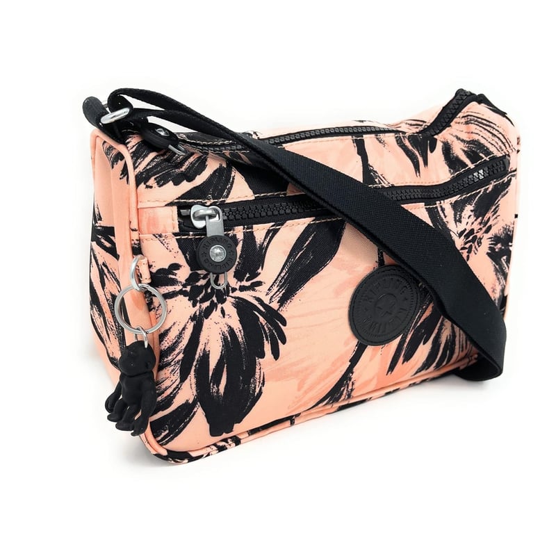 GENERICO Crossbody Bandolera Kipling Modelo Callie Coral Flower falabella