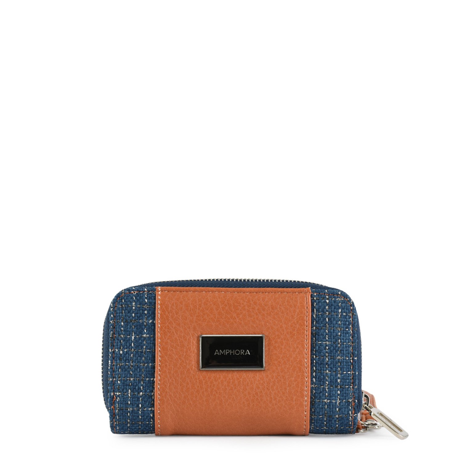 AMPHORA Billetera Tarjetero Mediana Heritage Azul falabella