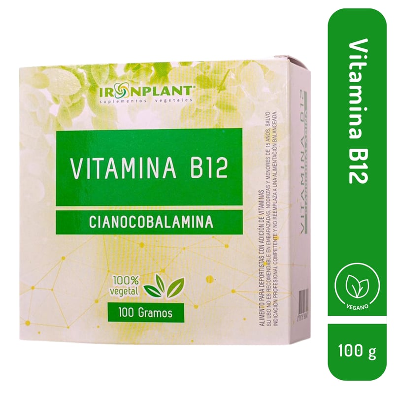GENERICO Vitamina b12 cianocobalamina Ironplant En Polvo.