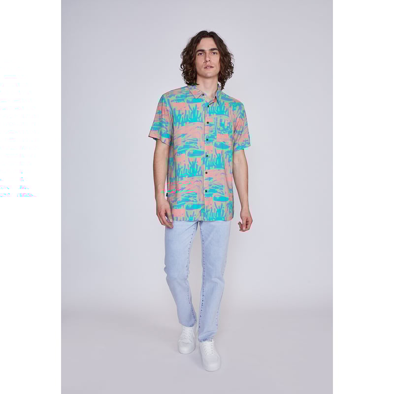 Camisa Hombre CacTus Rosado Sioux
