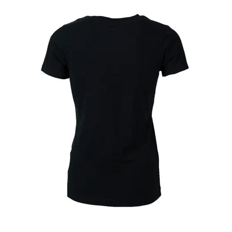 Pack 6 Poleras Negras Algodon Mujer
